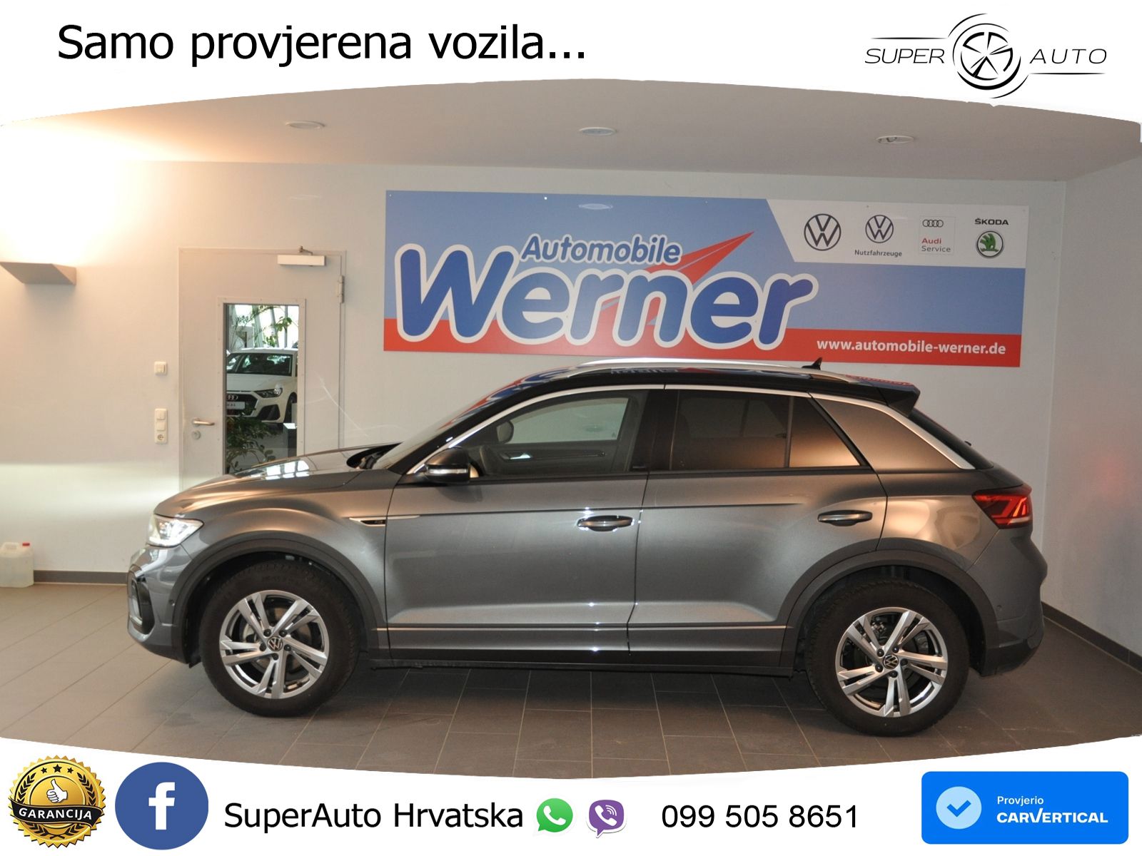 Volkswagen T-Roc 1.5 TSI (150 KS) DSG R-Line LED+GR SJED+ACC