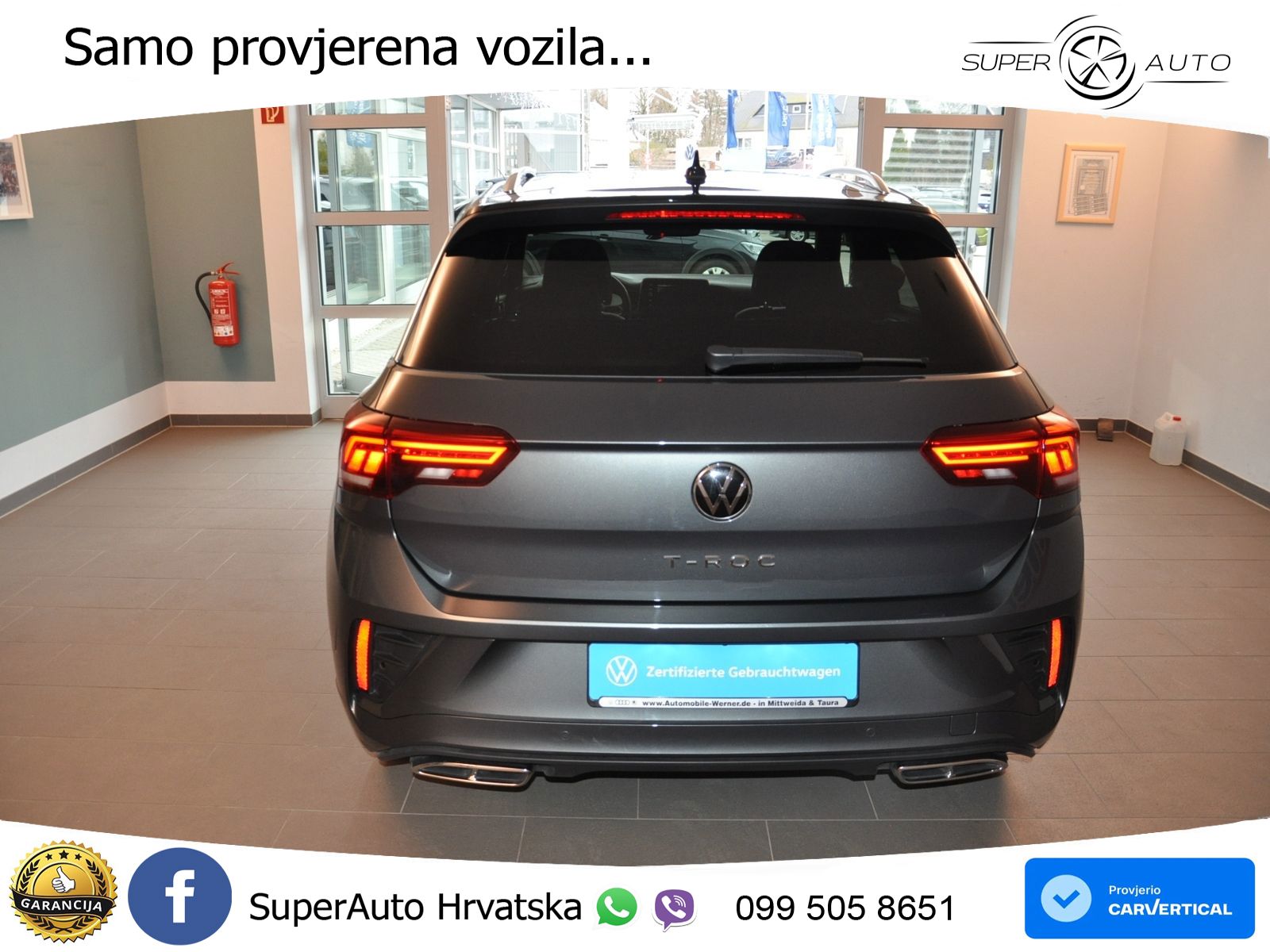 Volkswagen T-Roc 1.5 TSI (150 KS) DSG R-Line LED+GR SJED+ACC