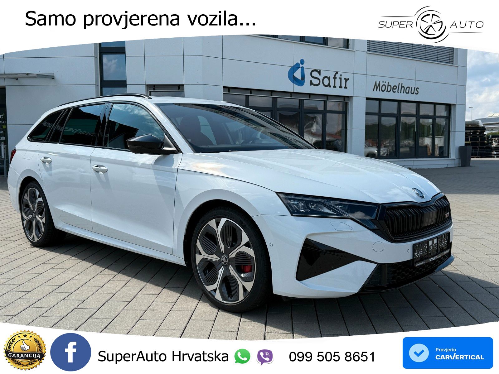 Škoda Octavia Combi RS 2.0 TSI (265 KS) DSG MATRIX+GR SJED+KAM