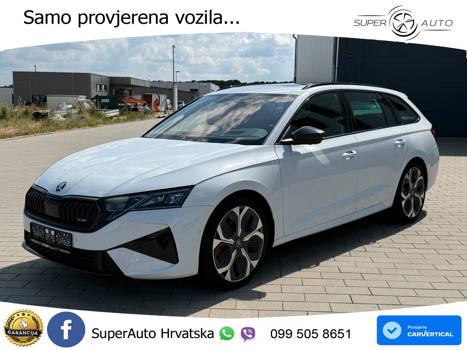 Škoda Octavia Combi RS 2.0 TSI (265 KS) DSG MATRIX+GR SJED+KAM