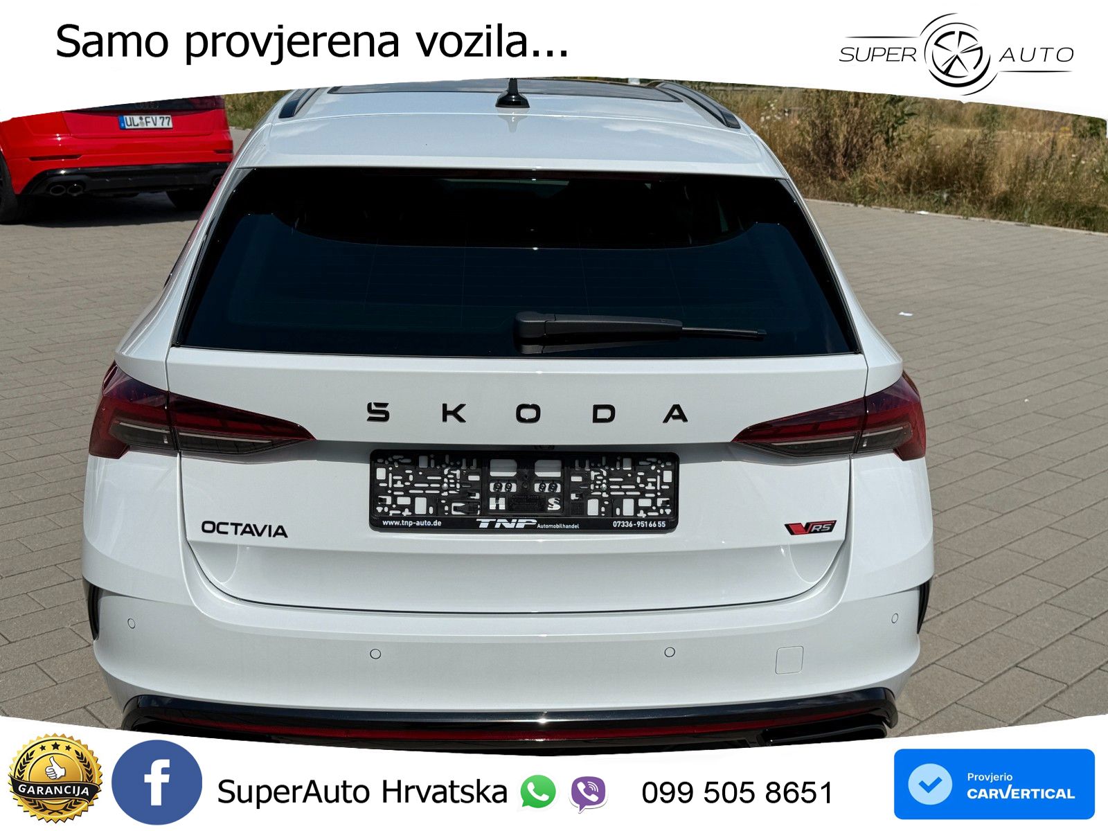 Škoda Octavia Combi RS 2.0 TSI (265 KS) DSG MATRIX+GR SJED+KAM