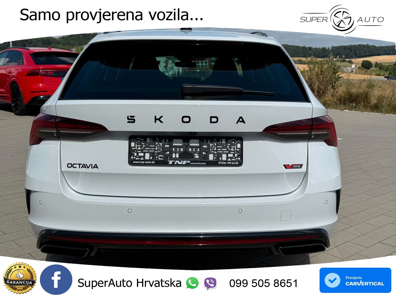 Škoda Octavia Combi RS 2.0 TSI (265 KS) DSG MATRIX+GR SJED+KAM