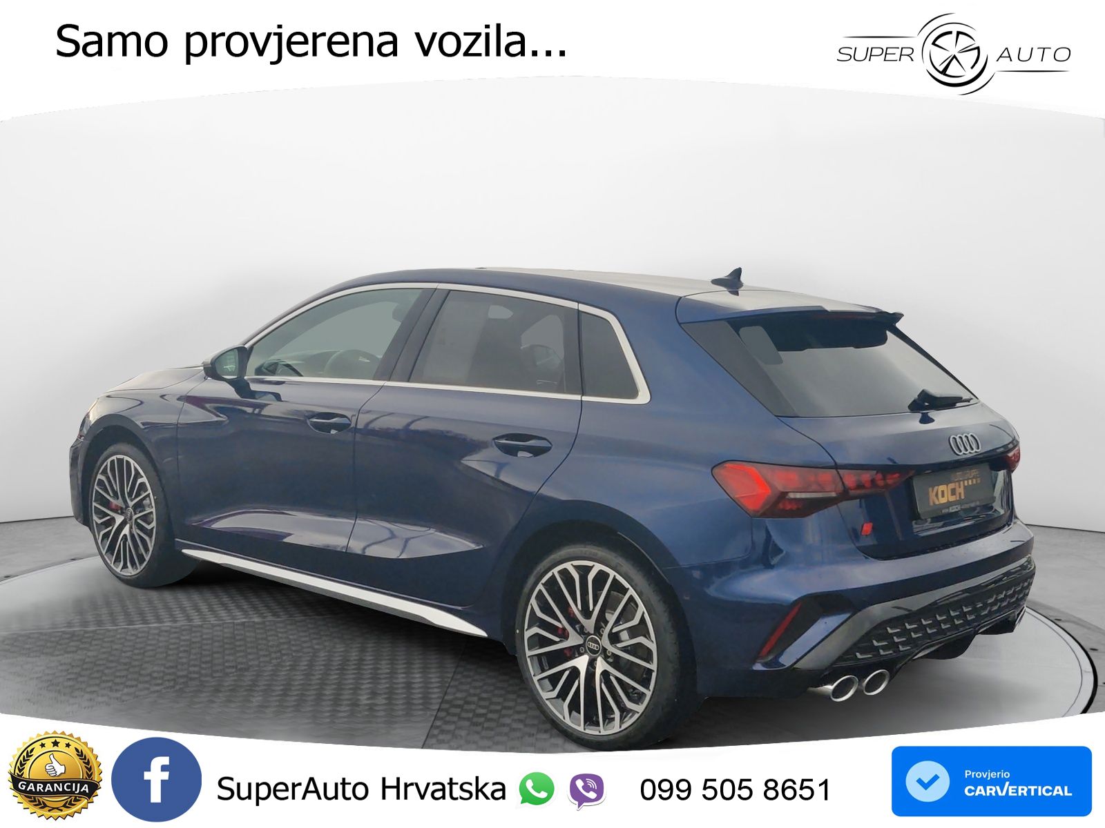Audi S3 2.0 TFSI (333 KS) quattro S tronic MATRIX+GR SJED+KAM