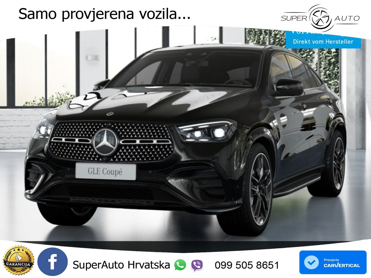 Mercedes GLE Coupe 450d (367 KS) EQ Boost 4MATIC 9G-TRONIC AMG LED+GR SJED+ACC