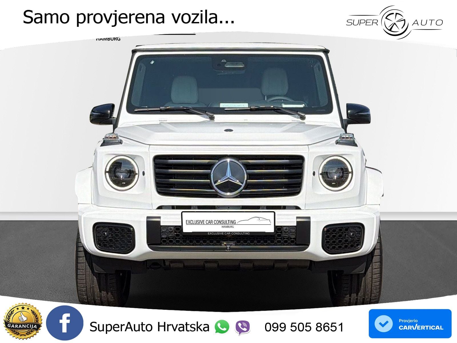 Mercedes G 500 Long (449 KS) 4MATIC 9G-TRONIC Exclusive ZRAČNI+ACC+GR SJED+360+PANO