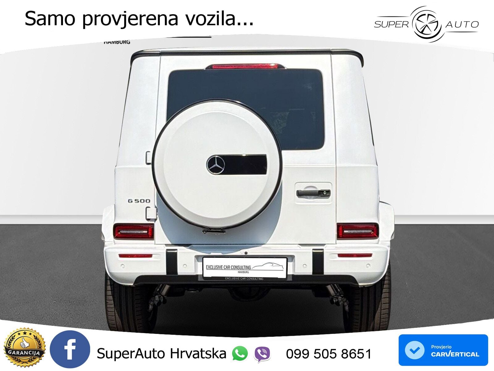 Mercedes G 500 Long (449 KS) 4MATIC 9G-TRONIC Exclusive ZRAČNI+ACC+GR SJED+360+PANO