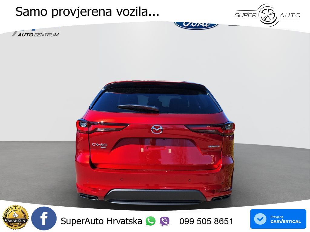 Mazda CX-60 3.3 e-Skyactiv D (254 KS) AWD Automatic LED+GR SJED+ACC