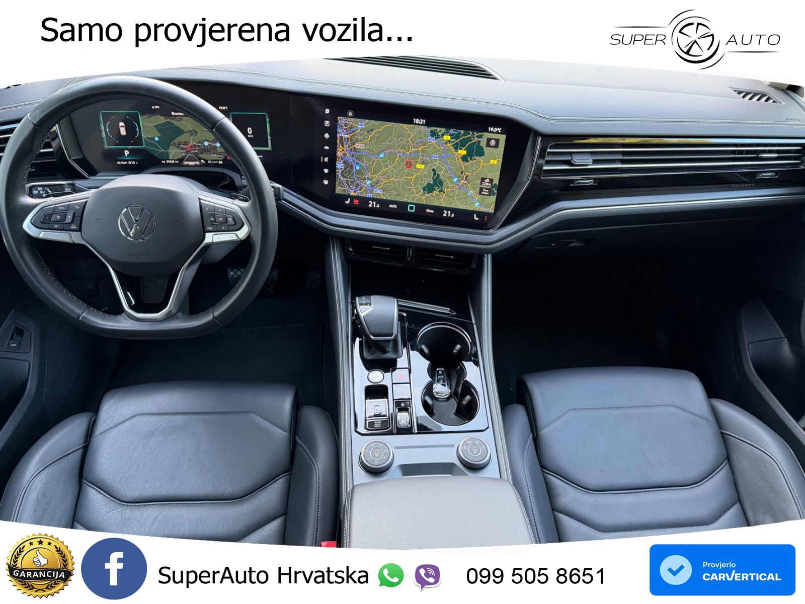 Volkswagen Touareg 3.0 V6 TDI (231 KS) 4MOTION Tiptronic ZRAČNI+ACC+GR SJED+KAM