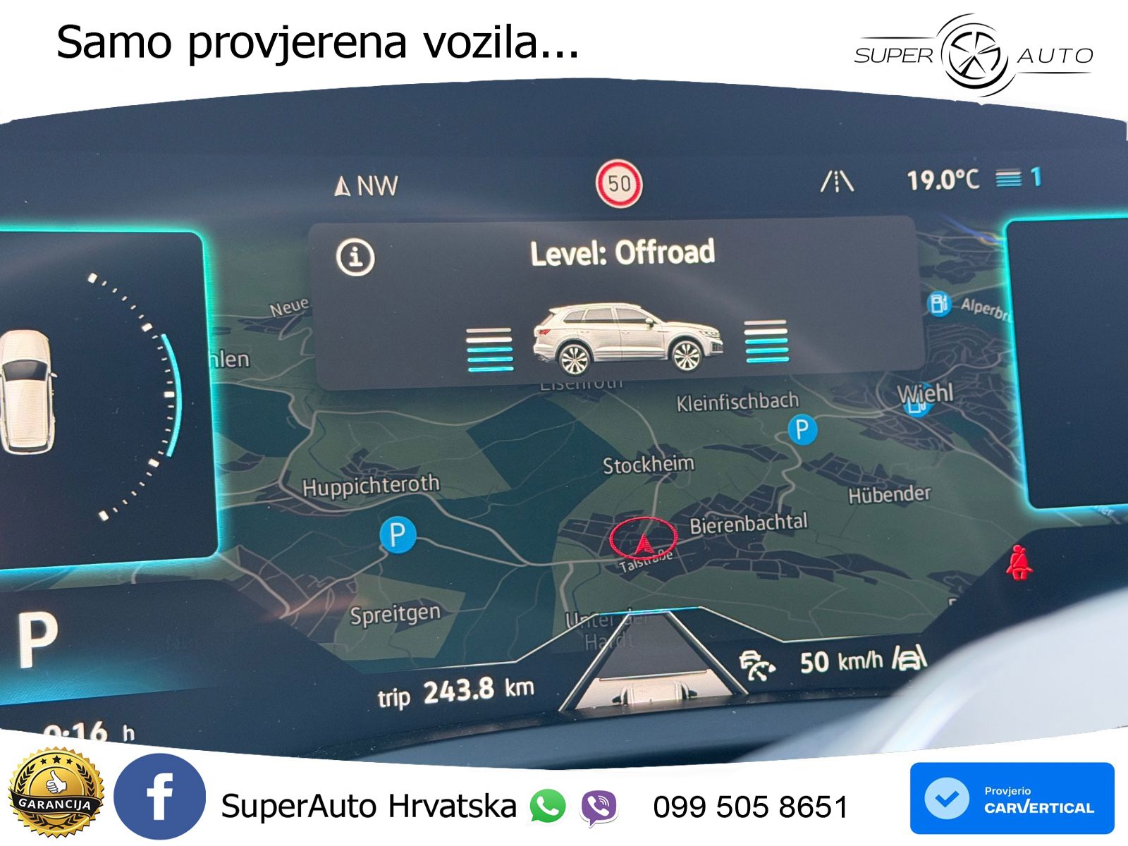 Volkswagen Touareg 3.0 V6 TDI (231 KS) 4MOTION Tiptronic ZRAČNI+ACC+GR SJED+KAM