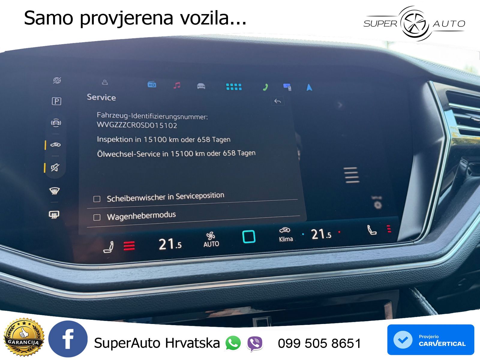 Volkswagen Touareg 3.0 V6 TDI (231 KS) 4MOTION Tiptronic ZRAČNI+ACC+GR SJED+KAM