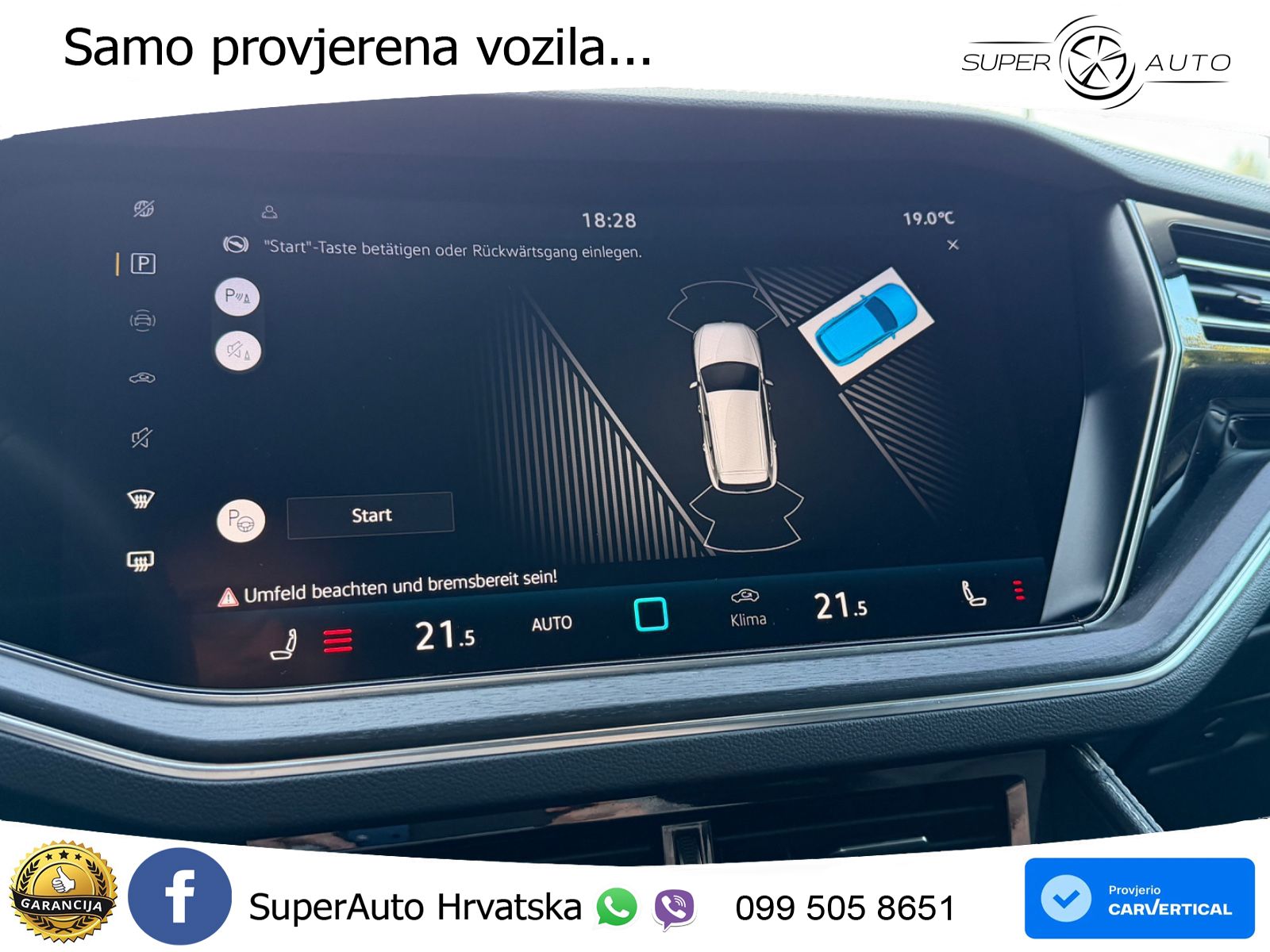 Volkswagen Touareg 3.0 V6 TDI (231 KS) 4MOTION Tiptronic ZRAČNI+ACC+GR SJED+KAM