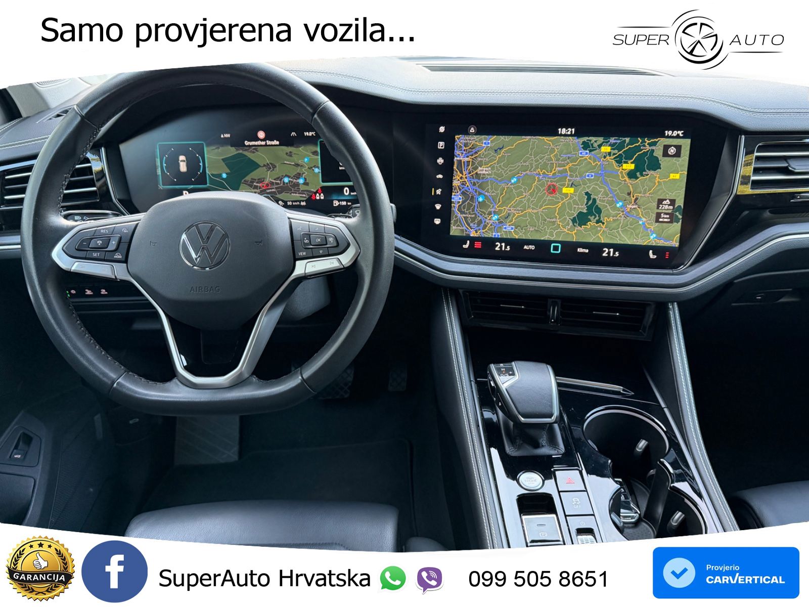 Volkswagen Touareg 3.0 V6 TDI (231 KS) 4MOTION Tiptronic ZRAČNI+ACC+GR SJED+KAM