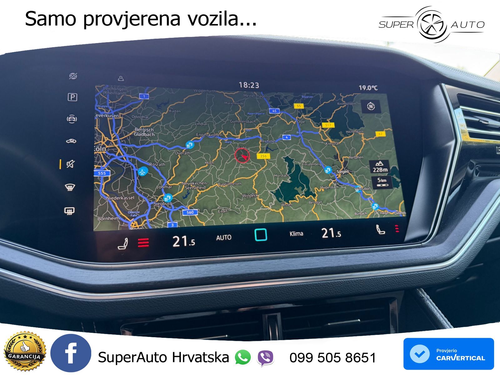Volkswagen Touareg 3.0 V6 TDI (231 KS) 4MOTION Tiptronic ZRAČNI+ACC+GR SJED+KAM