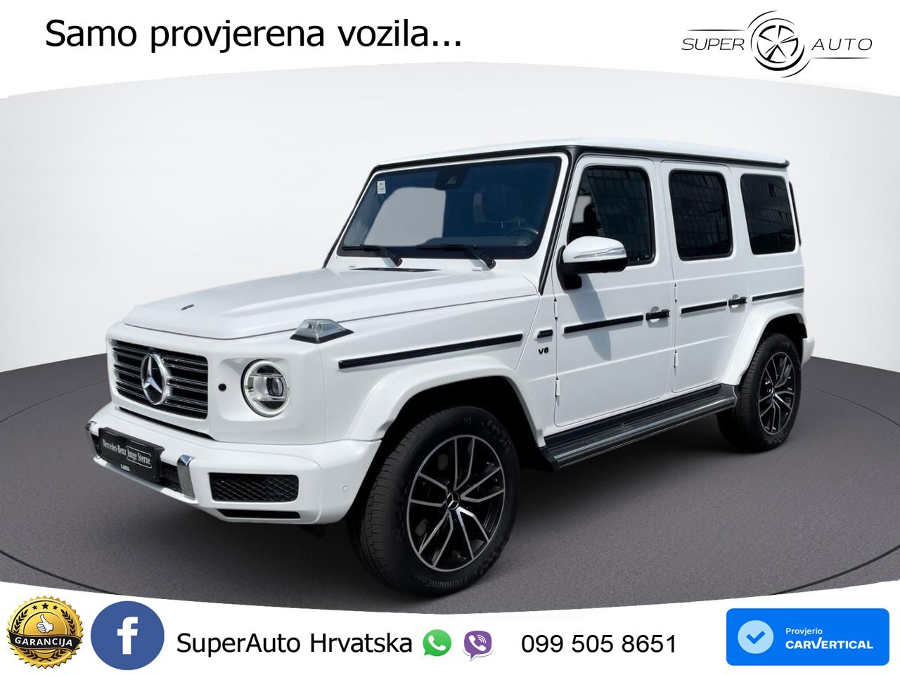 Mercedes G 500 Long V8 (422 KS) 4MATIC 9G-TRONIC AMG LED+GR SJED+ACC