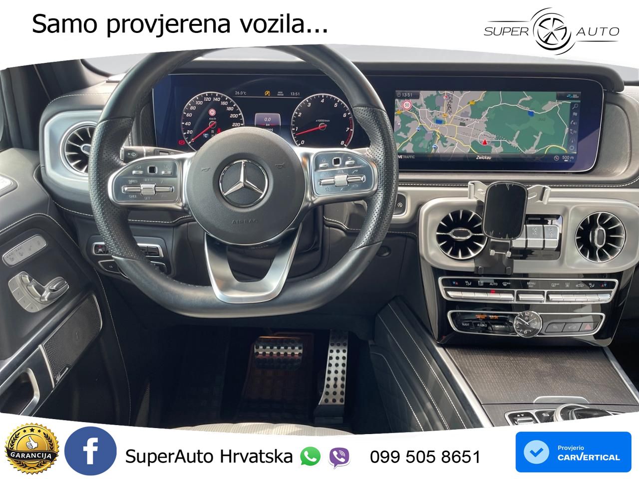 Mercedes G 500 Long V8 (422 KS) 4MATIC 9G-TRONIC AMG LED+GR SJED+ACC