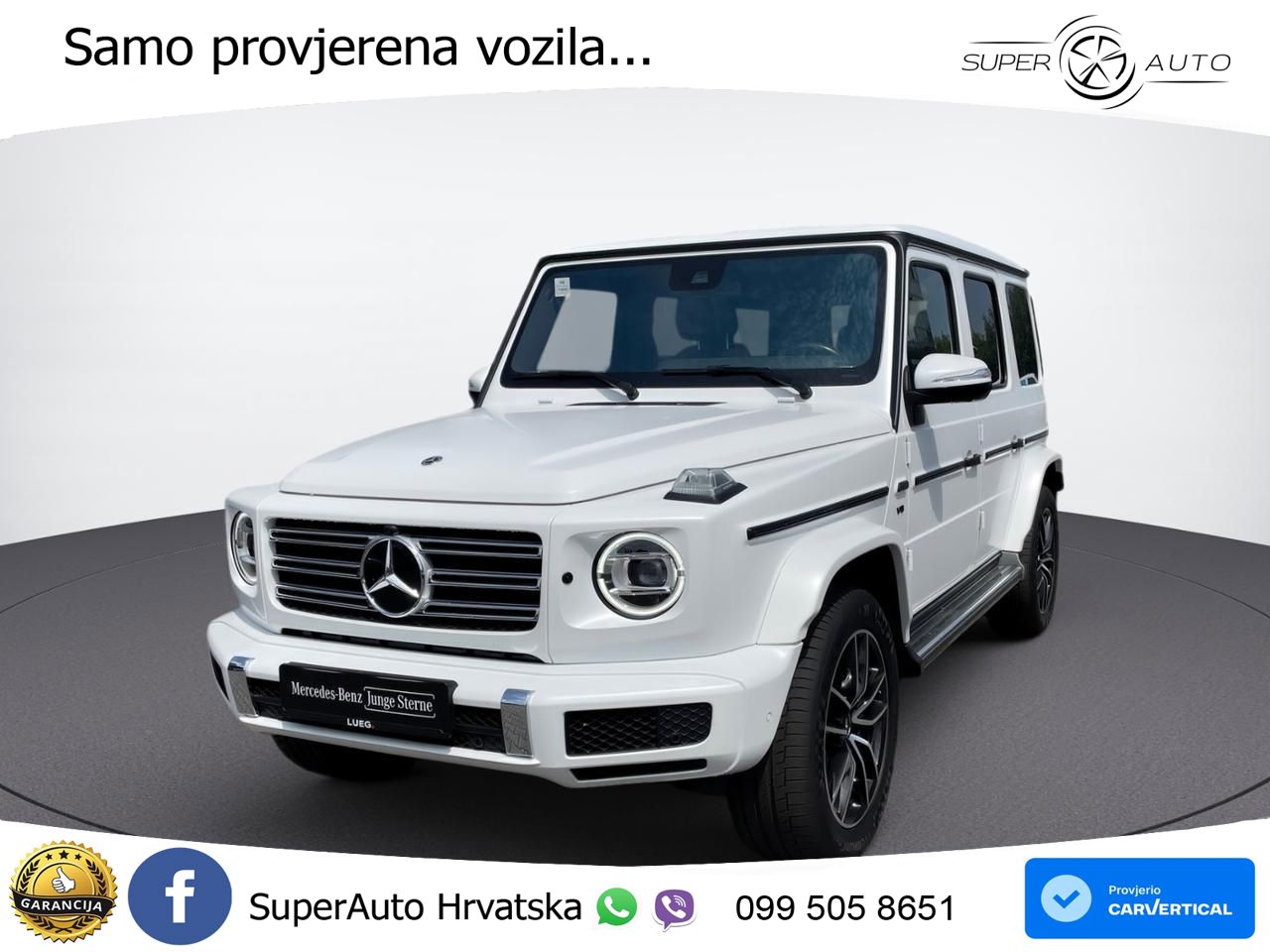 Mercedes G 500 Long V8 (422 KS) 4MATIC 9G-TRONIC AMG LED+GR SJED+ACC