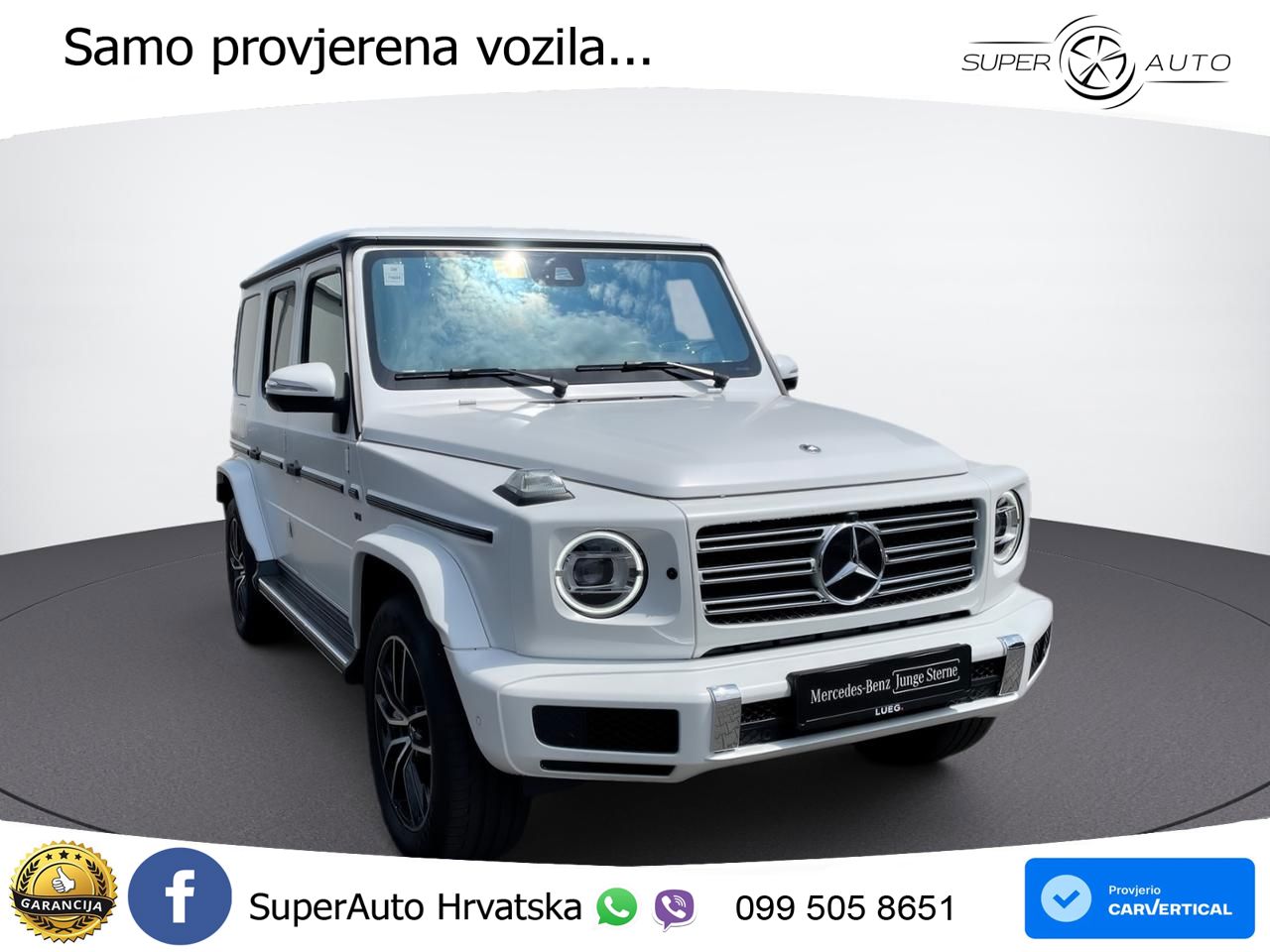 Mercedes G 500 Long V8 (422 KS) 4MATIC 9G-TRONIC AMG LED+GR SJED+ACC