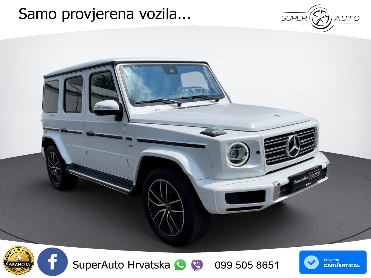 Mercedes G 500 Long V8 (422 KS) 4MATIC 9G-TRONIC AMG LED+GR SJED+ACC
