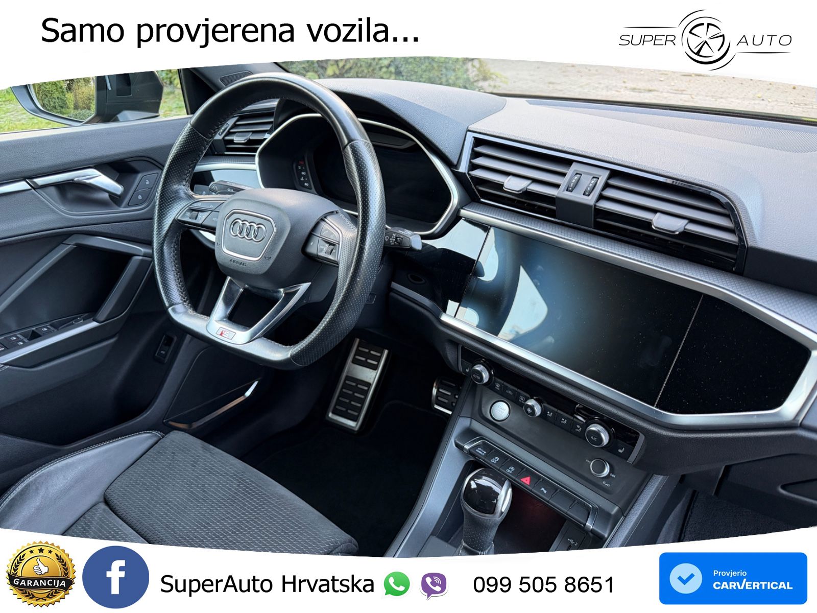 Audi Q3 II Sportback 45 TFSI (230 KS) quattro S tronic S line LED+GR SJED+ACC