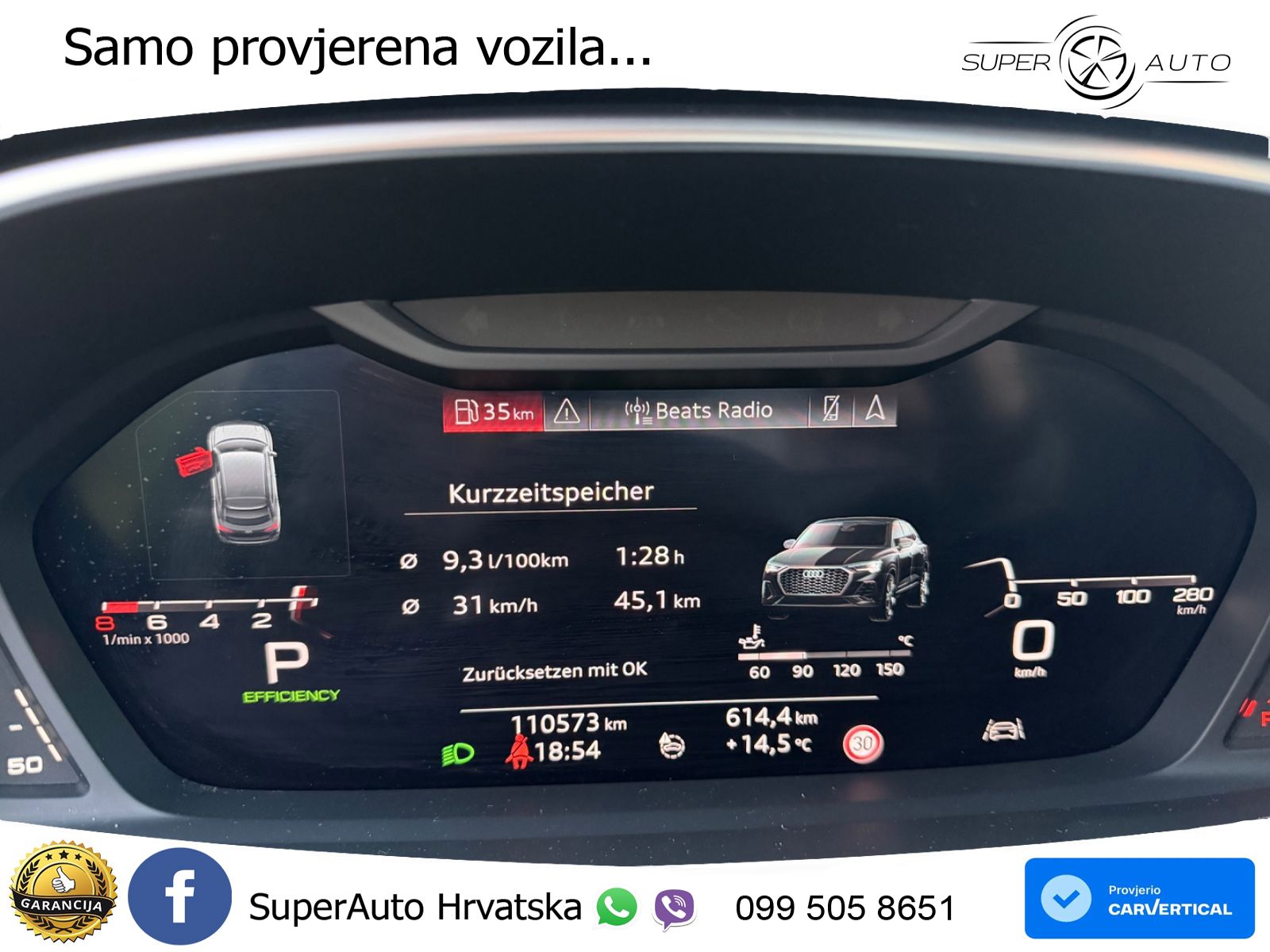 Audi Q3 II Sportback 45 TFSI (230 KS) quattro S tronic S line LED+GR SJED+ACC