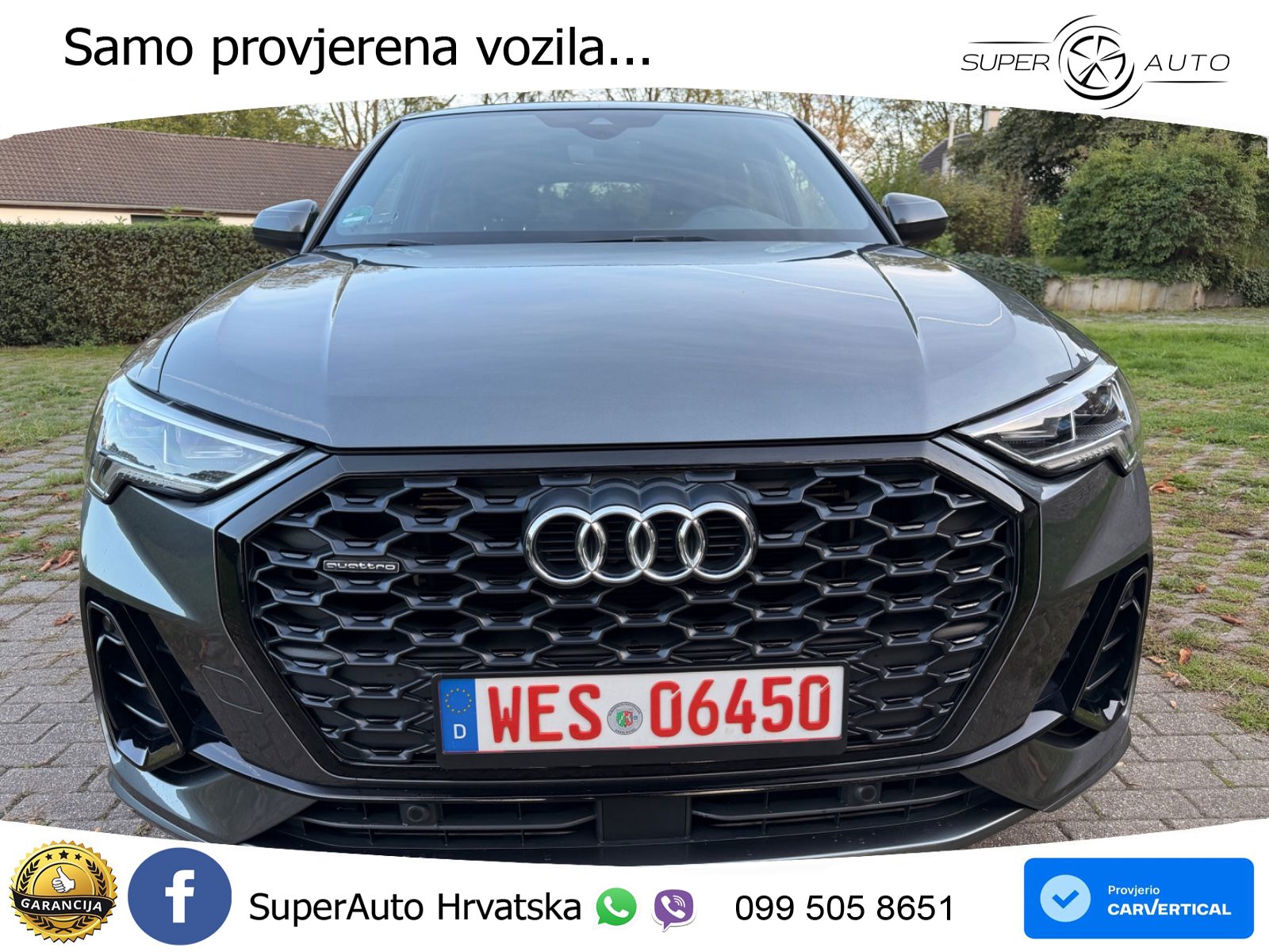 Audi Q3 II Sportback 45 TFSI (230 KS) quattro S tronic S line LED+GR SJED+ACC