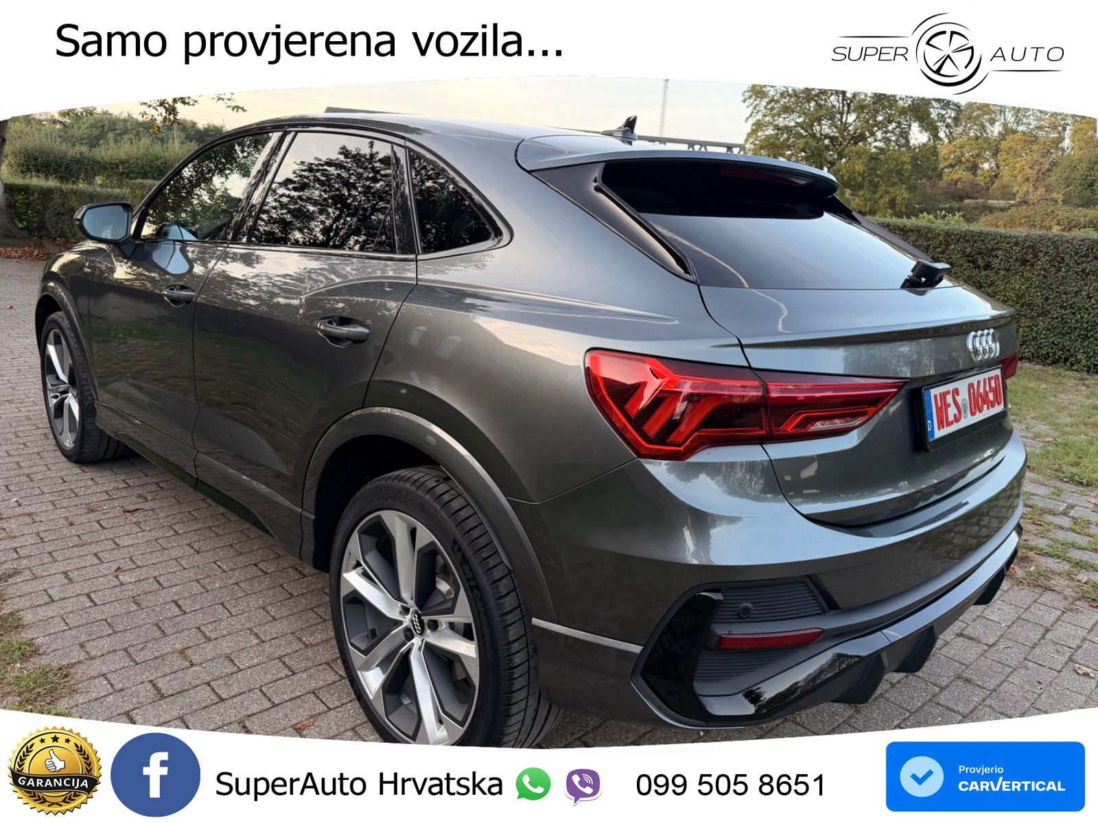 Audi Q3 II Sportback 45 TFSI (230 KS) quattro S tronic S line LED+GR SJED+ACC