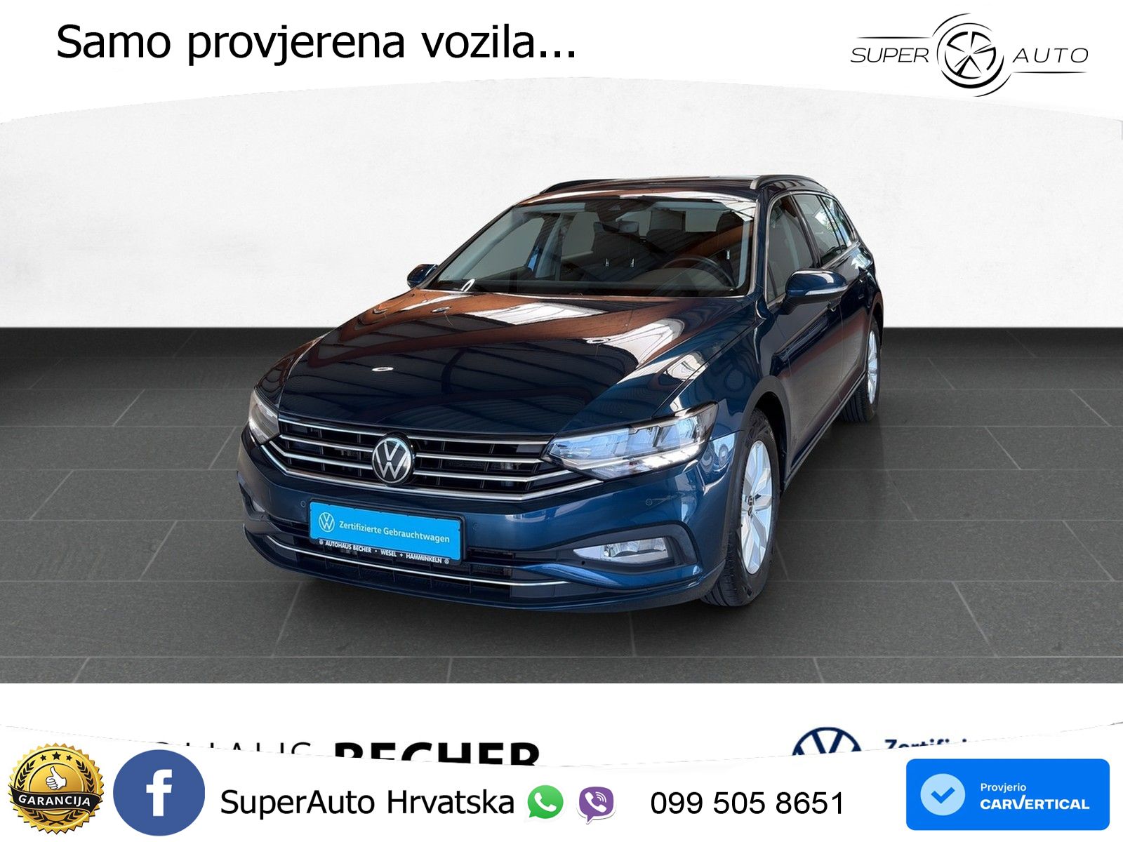 Volkswagen Passat Variant 2.0 TDI (150 KS) DSG Business LED+GR SJED+ACC