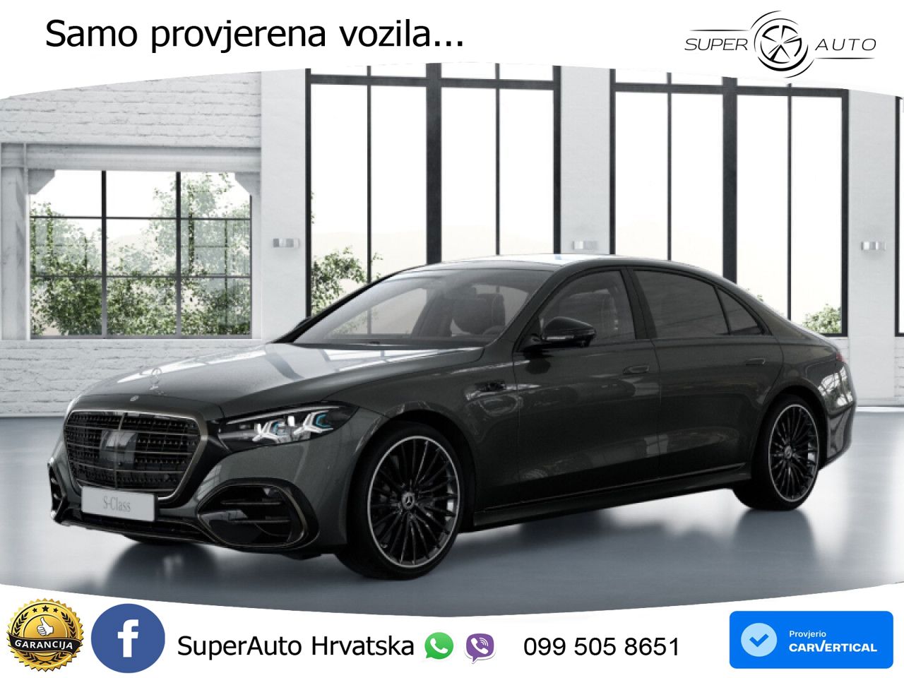 Mercedes S 450d (367 KS) EQ Boost 4MATIC 9G-TRONIC AMG ACC+HEAD+4xGR SJED+360+PANO