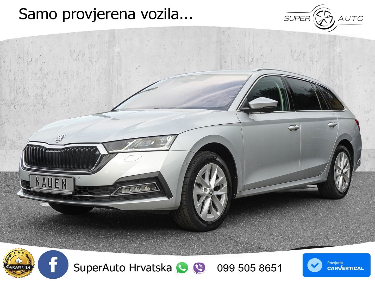 Škoda Octavia Combi 2.0 TDI (150 KS) LED+GR SJED+ACC