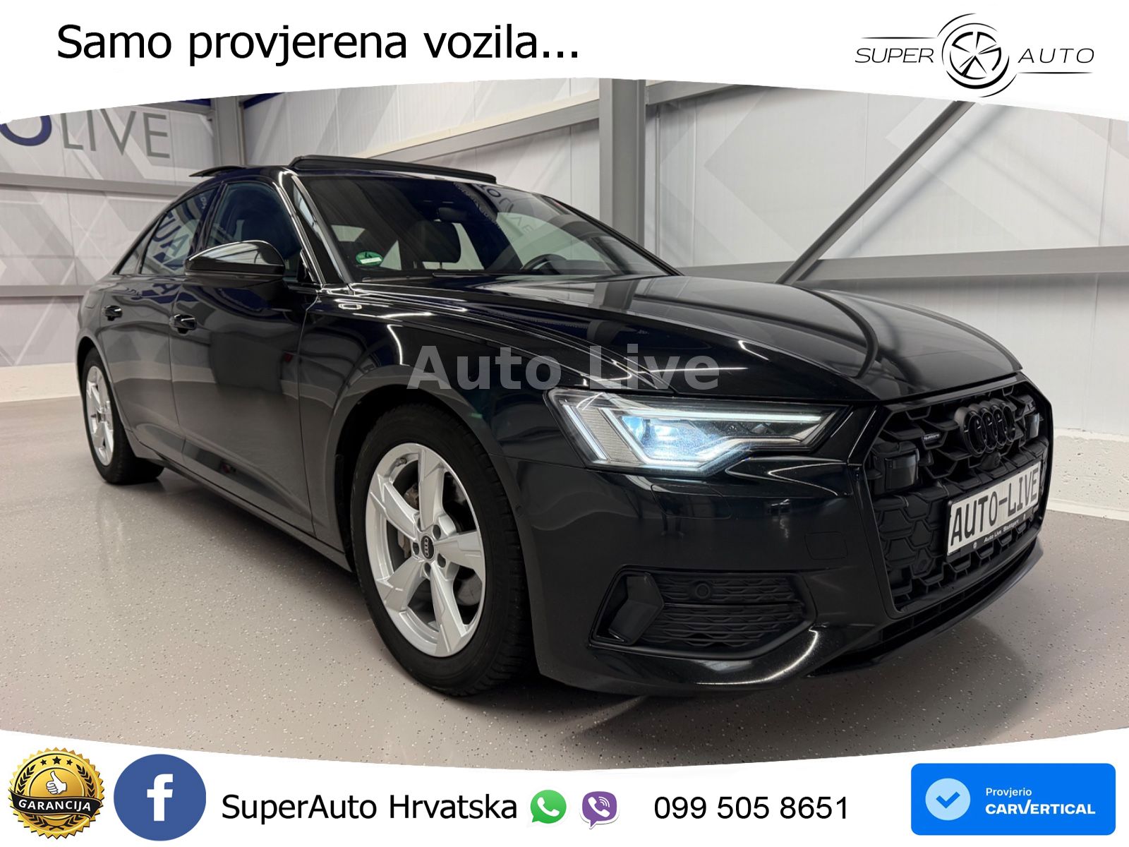 Audi A6 40 TDI (204 KS) quattro ultra S tronic ACC+GR SJED+360+PANO