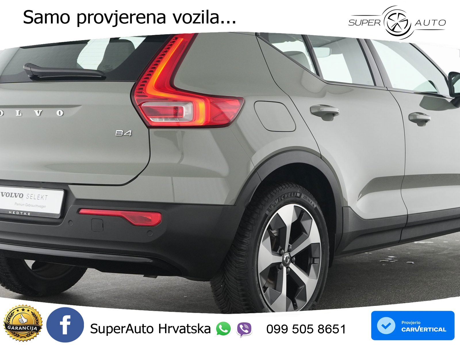 Volvo XC40 2.0 B4 197 KS Automatic LED+GR SJED+ACC