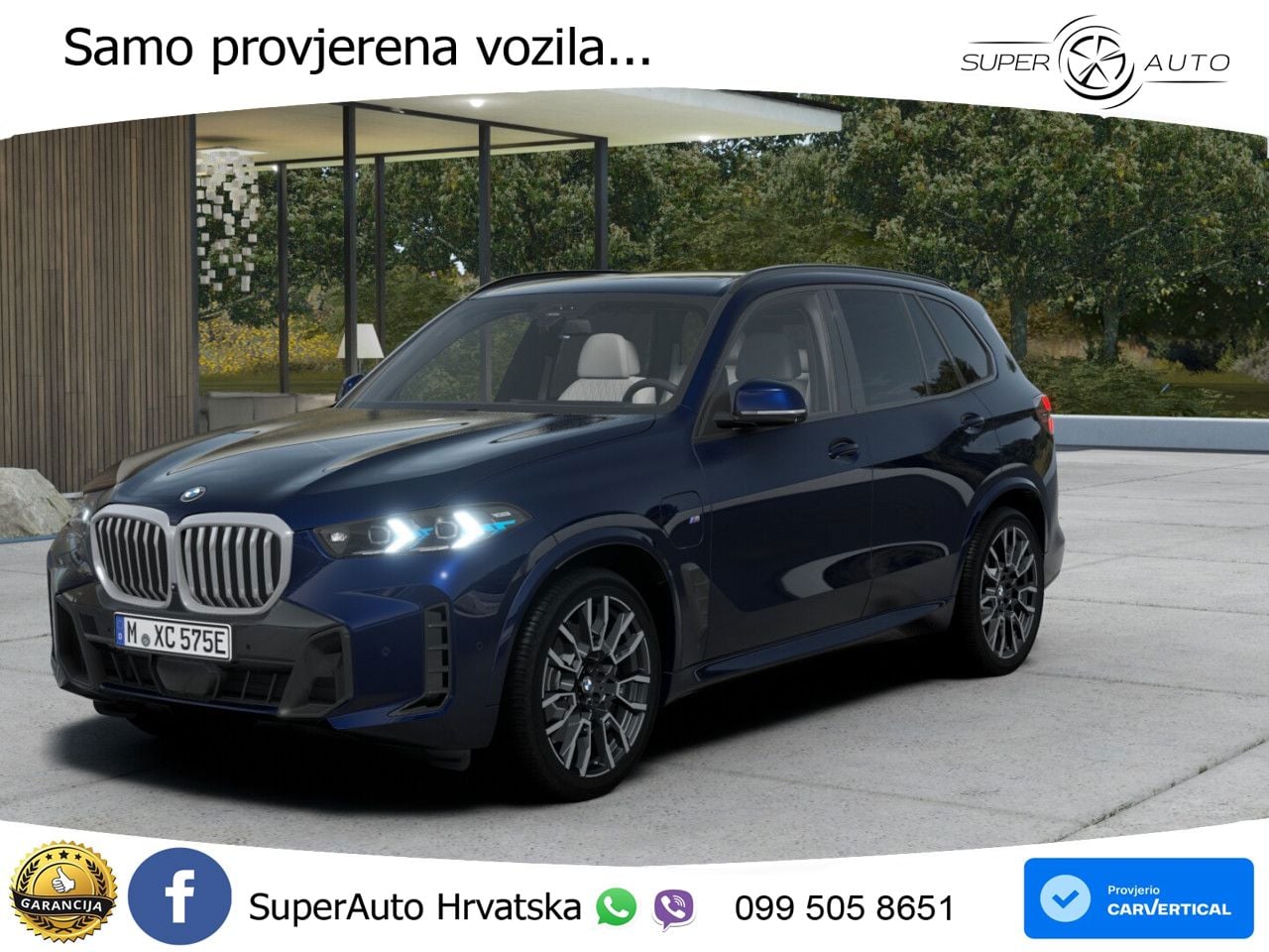 BMW X5 50e (489 KS) xDrive Steptronic M Sport ZRAČNI+ACC+GR SJED+KAM+PANO