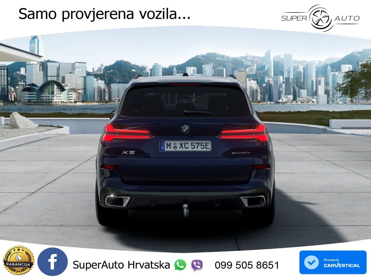 BMW X5 50e (489 KS) xDrive Steptronic M Sport ZRAČNI+ACC+GR SJED+KAM+PANO
