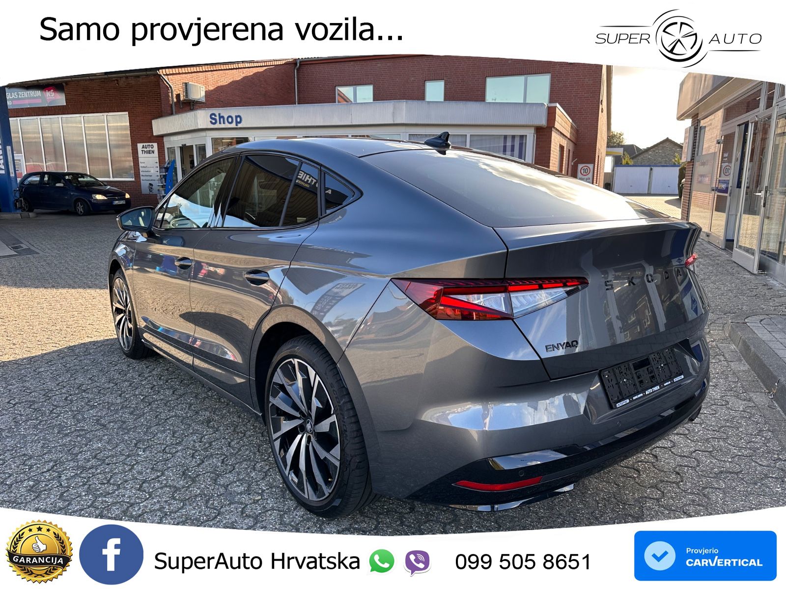 Škoda Enyaq Coupe iV 85 82 kWh (286 KS) SportLine MATRIX+GR SJED+KAM