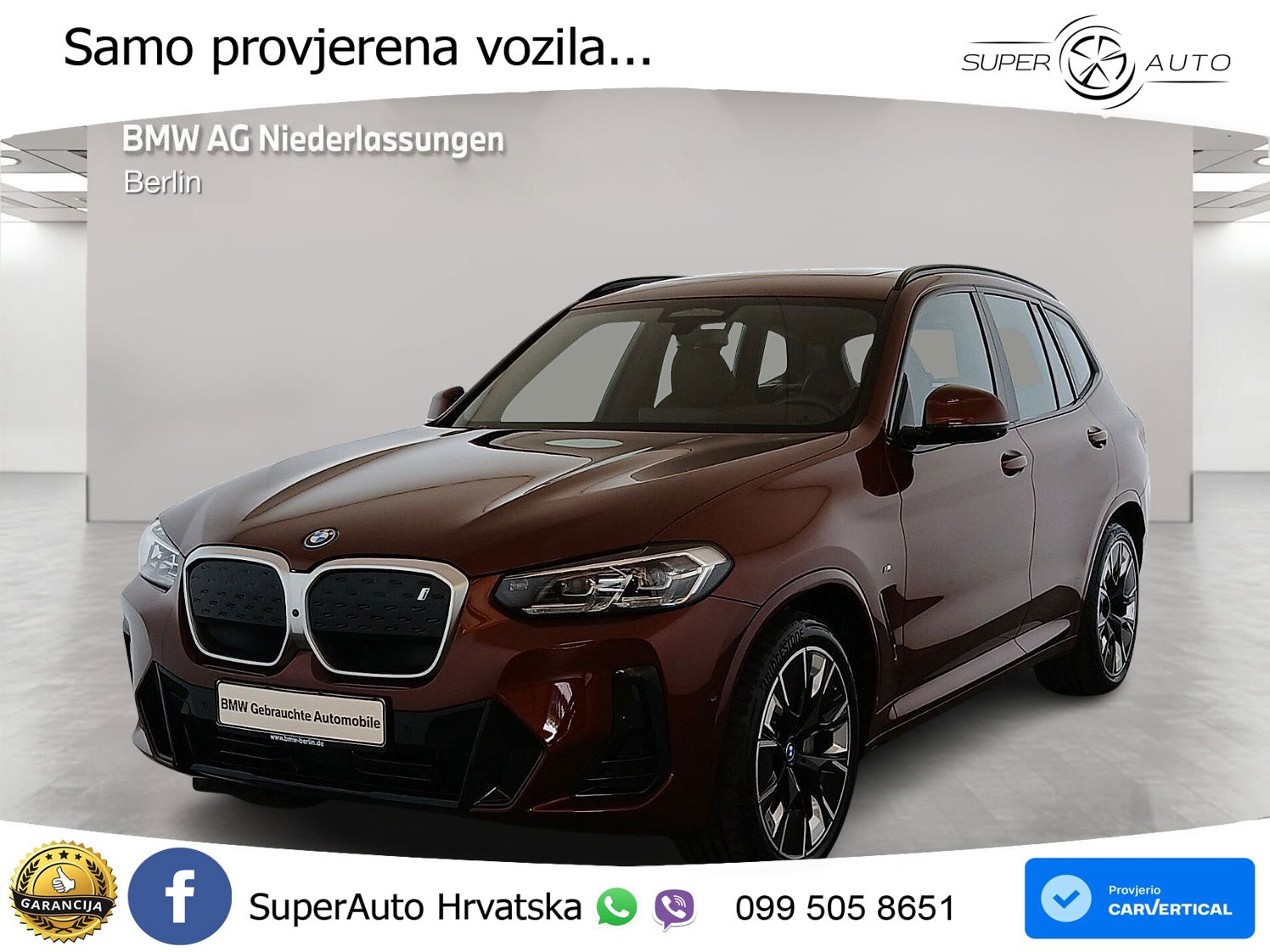 BMW iX3 80 kWh (286 KS) M Sport