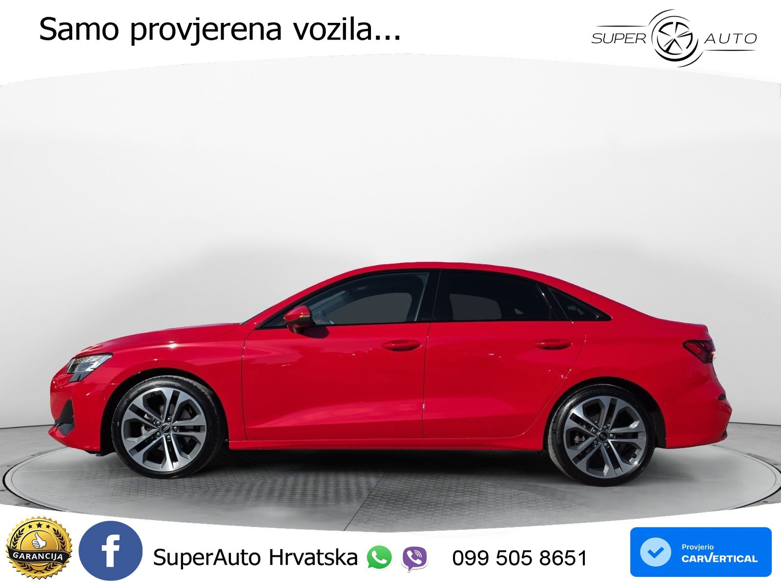 Audi A3 Limuzina 35 TFSI (150 KS) S tronic advanced MATRIX+GR SJED+KAM