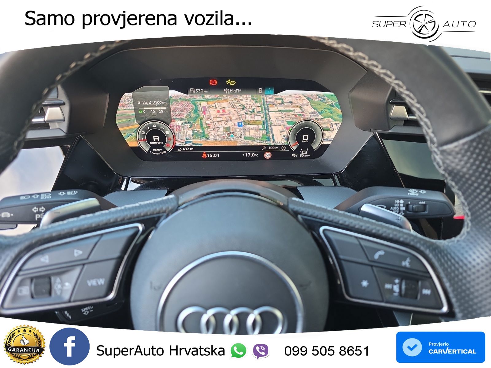 Audi A3 Limuzina 35 TFSI (150 KS) S tronic advanced MATRIX+GR SJED+KAM