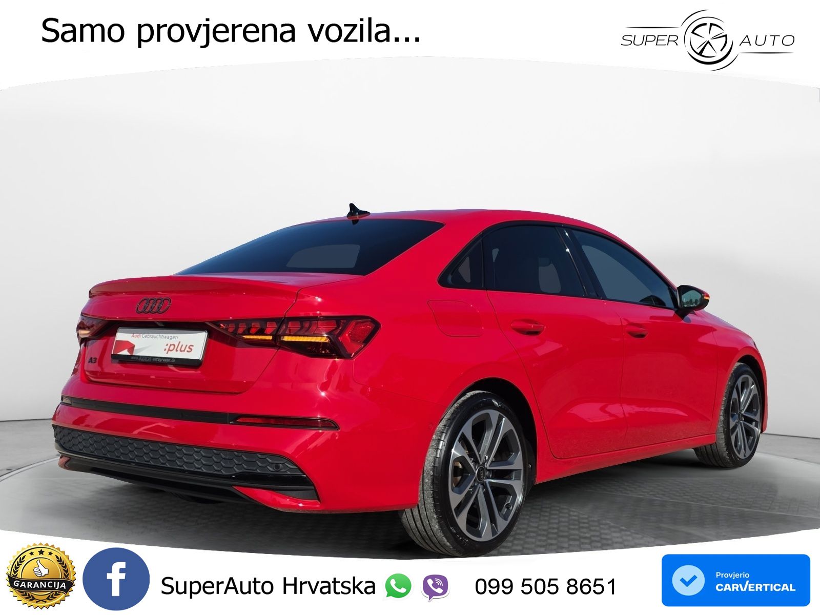 Audi A3 Limuzina 35 TFSI (150 KS) S tronic advanced MATRIX+GR SJED+KAM