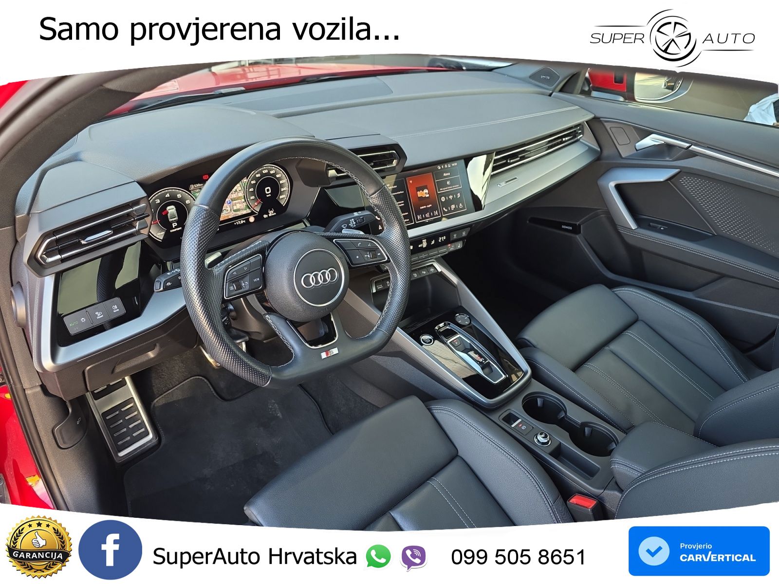 Audi A3 Limuzina 35 TFSI (150 KS) S tronic advanced MATRIX+GR SJED+KAM