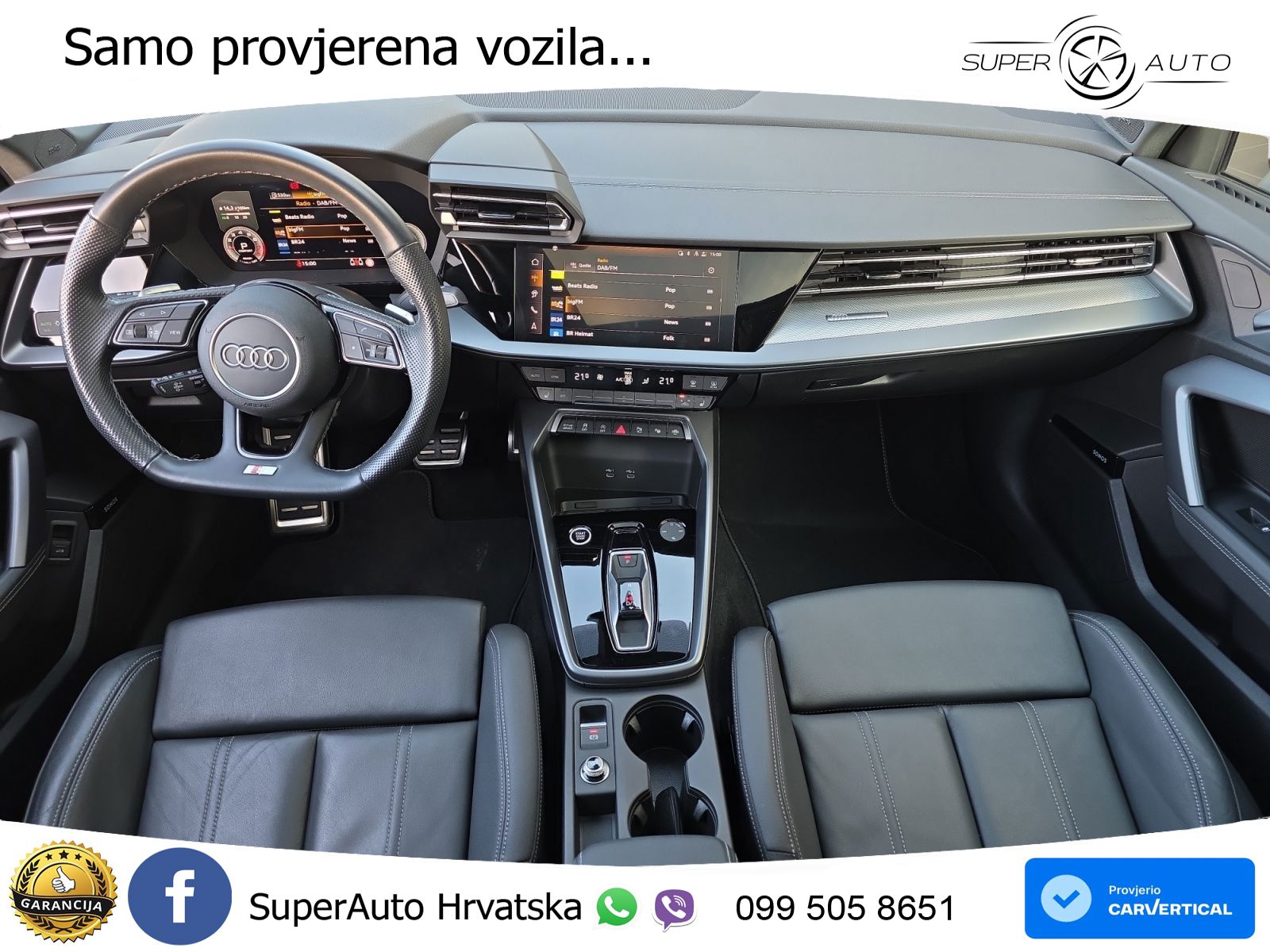 Audi A3 Limuzina 35 TFSI (150 KS) S tronic advanced MATRIX+GR SJED+KAM