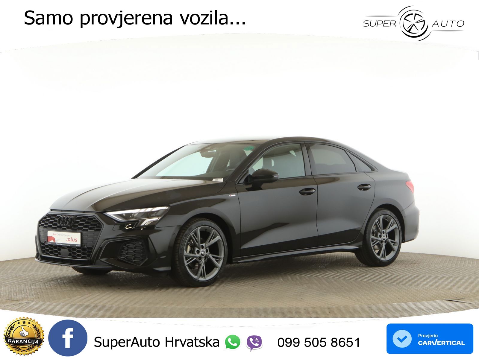 Audi A3 Limuzina 35 TFSI (150 KS) S tronic S line LED+GR SJED+ACC