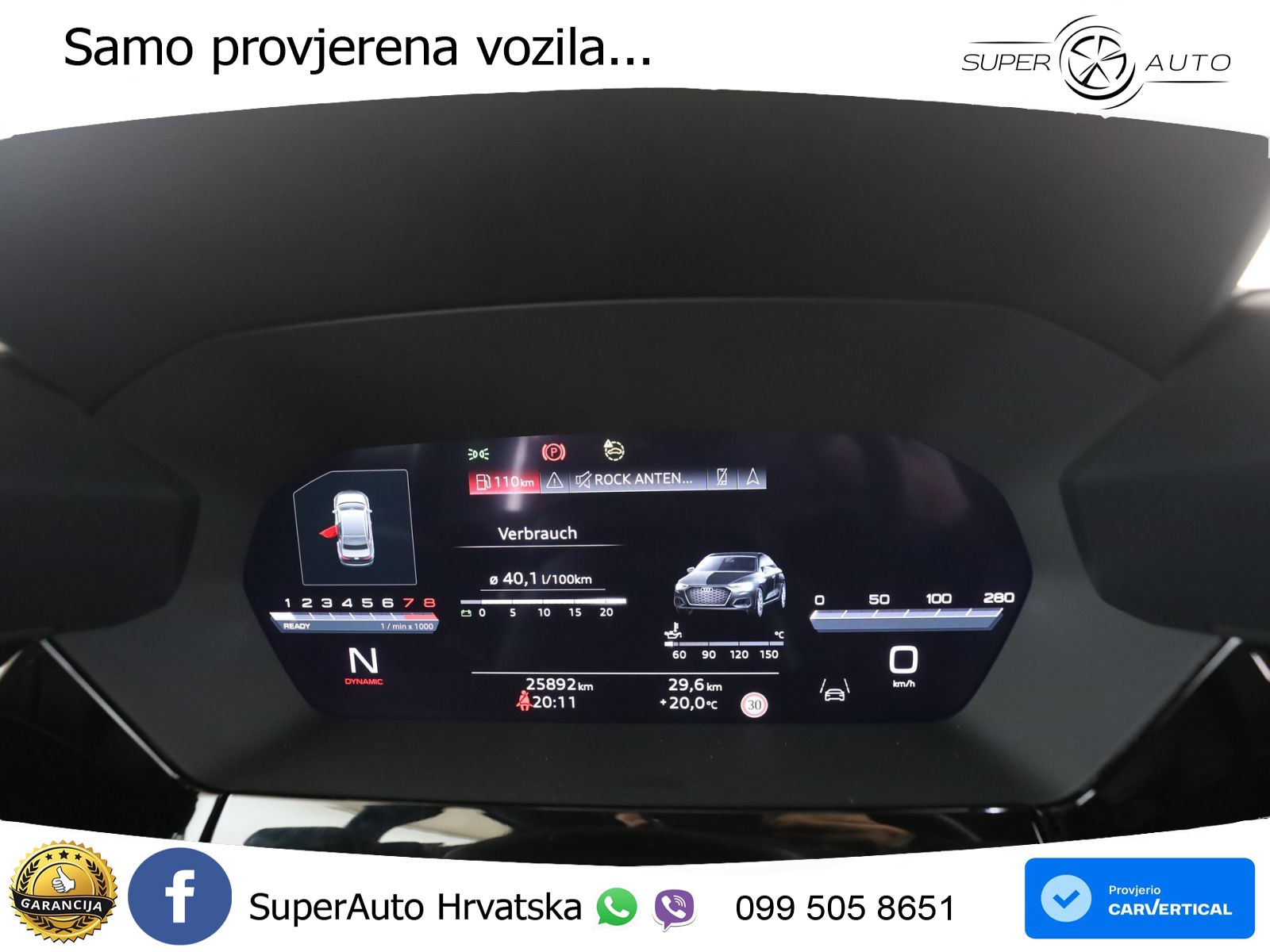 Audi A3 Limuzina 35 TFSI (150 KS) S tronic S line LED+GR SJED+ACC