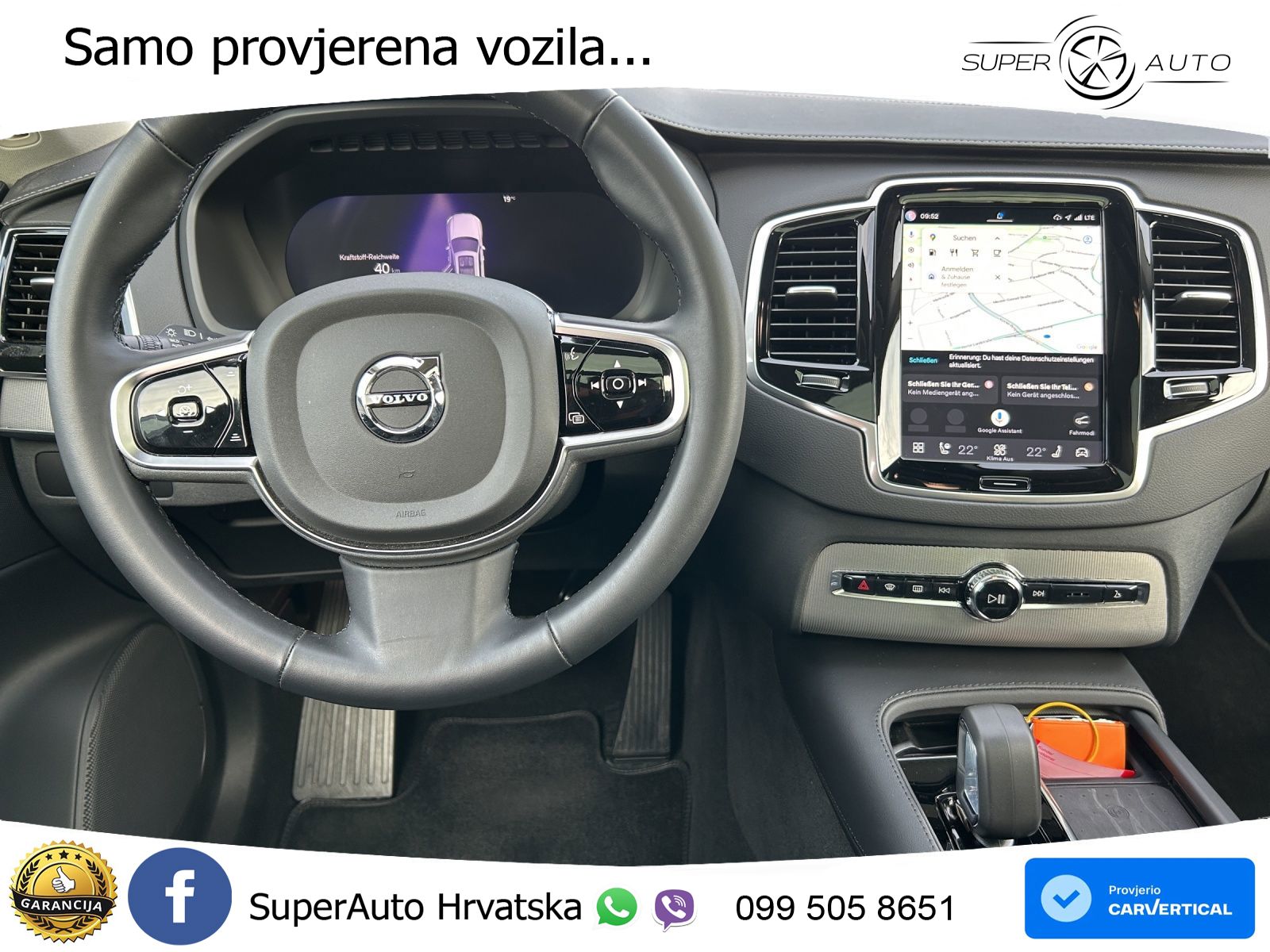 Volvo XC90 2.0 B5 Diesel AWD Automatic ACC+GR SJED+360+PANO