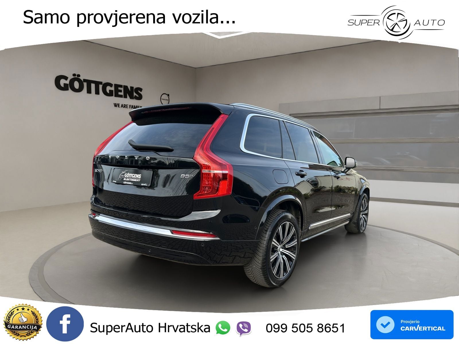 Volvo XC90 2.0 B5 Diesel AWD Automatic ACC+GR SJED+360+PANO