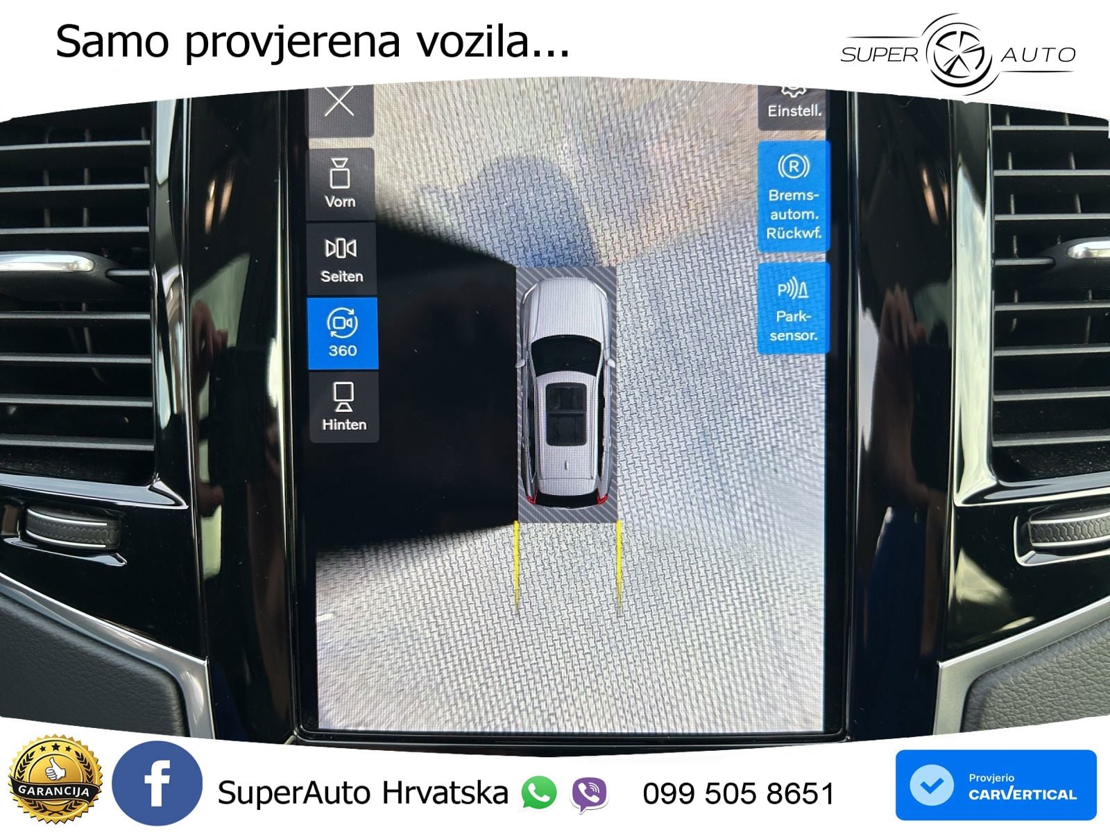 Volvo XC90 2.0 B5 Diesel AWD Automatic ACC+GR SJED+360+PANO
