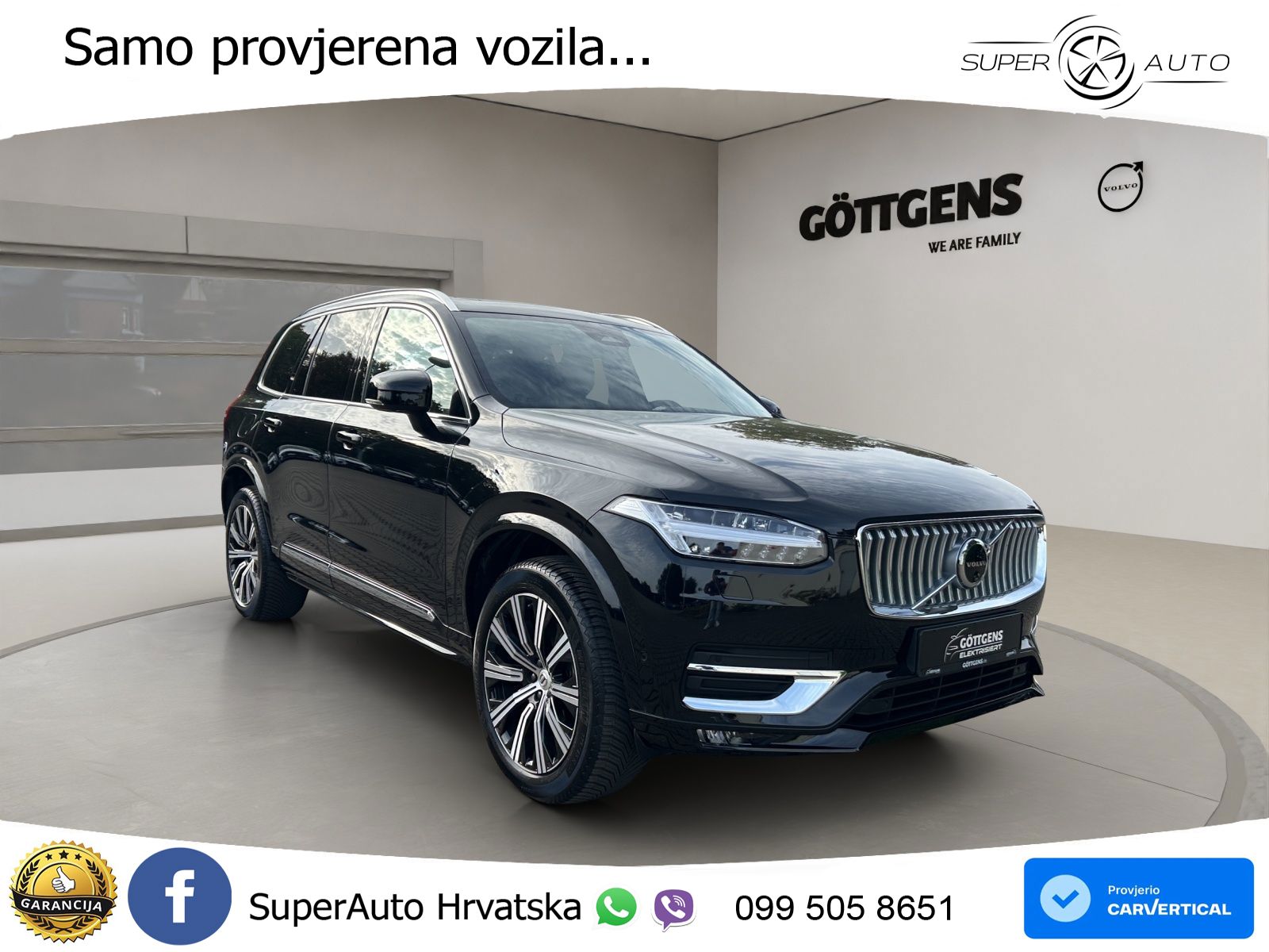Volvo XC90 2.0 B5 Diesel AWD Automatic ACC+GR SJED+360+PANO