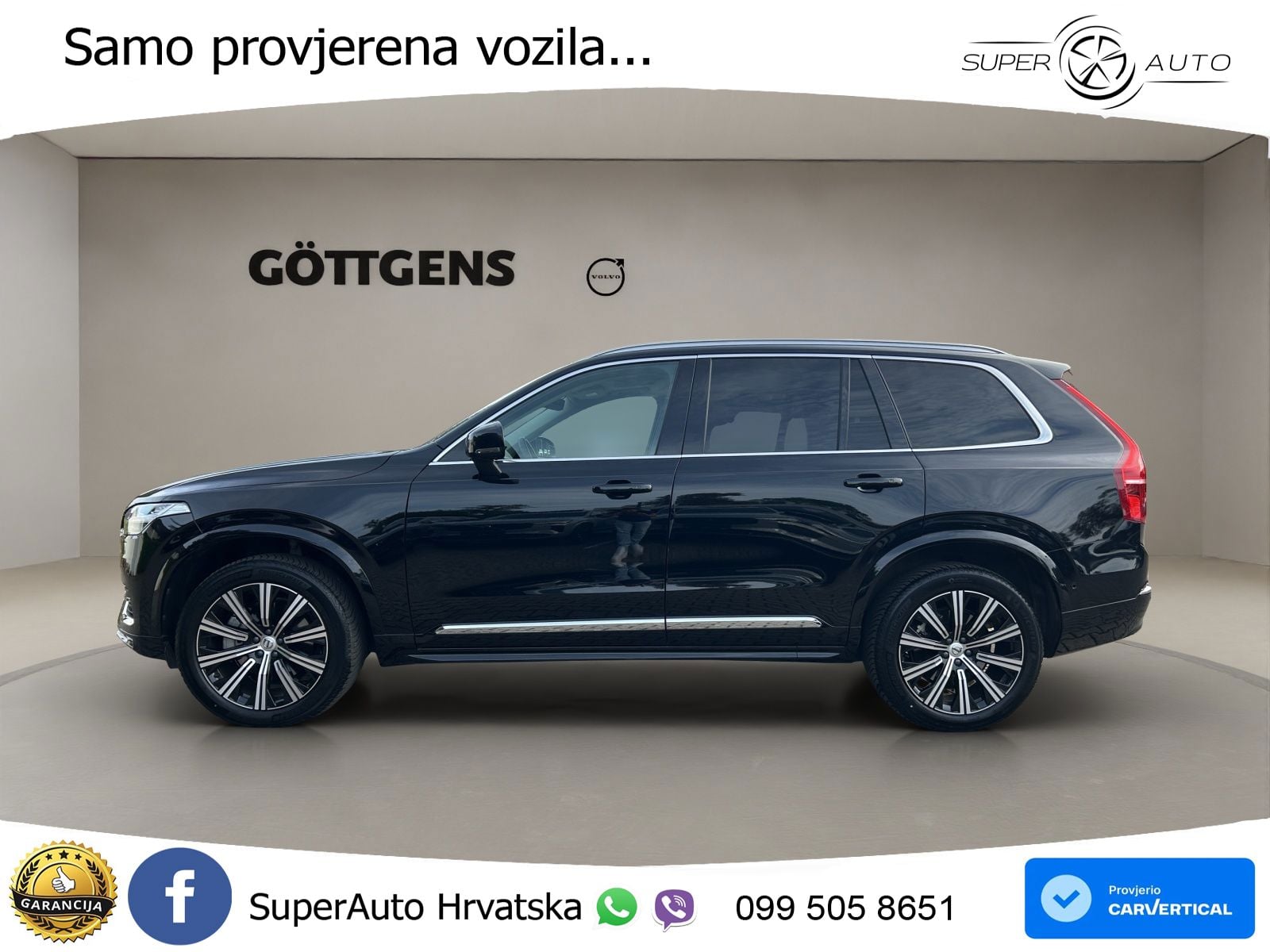 Volvo XC90 2.0 B5 Diesel AWD Automatic ACC+GR SJED+360+PANO
