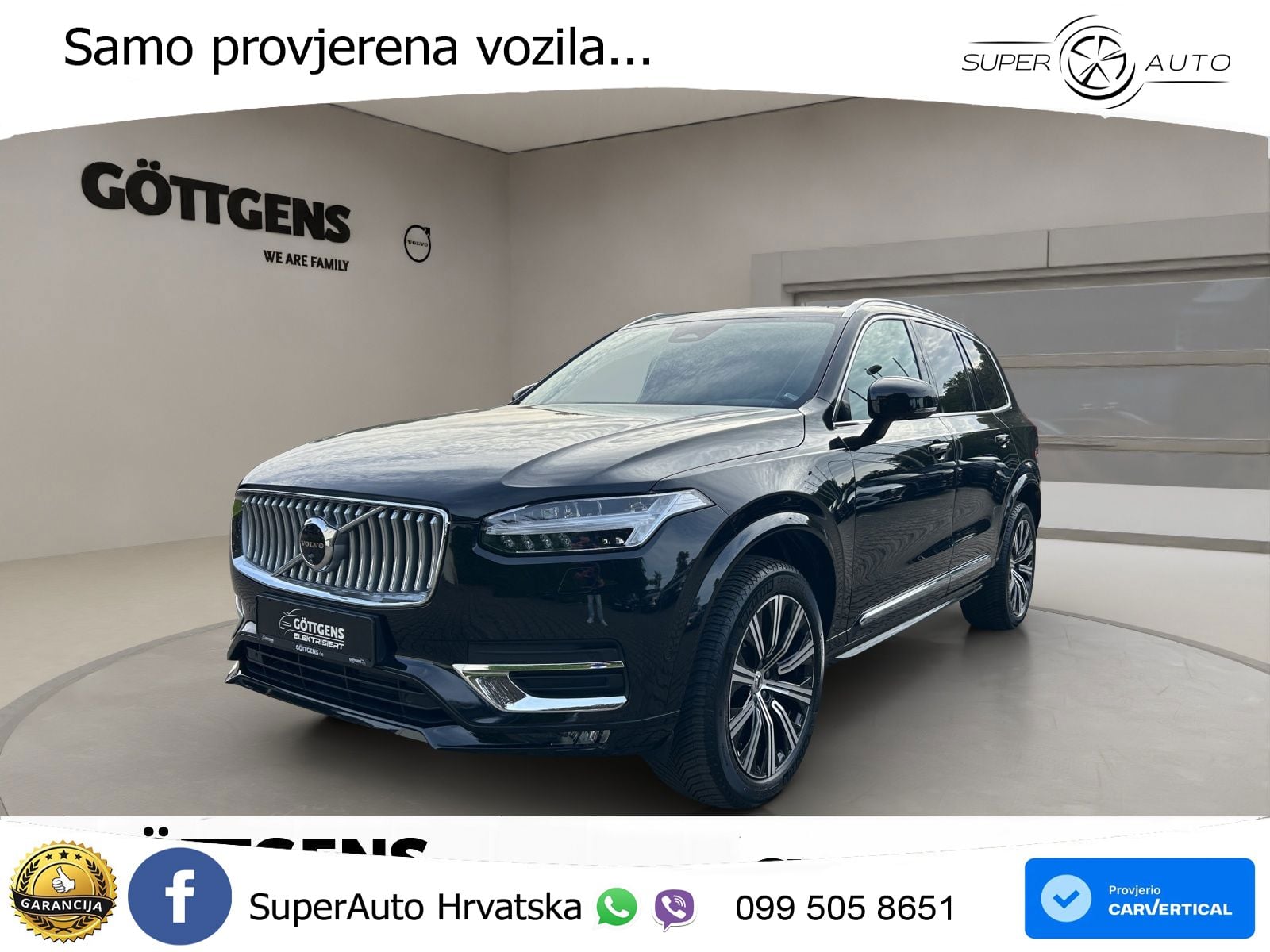Volvo XC90 2.0 B5 Diesel AWD Automatic ACC+GR SJED+360+PANO