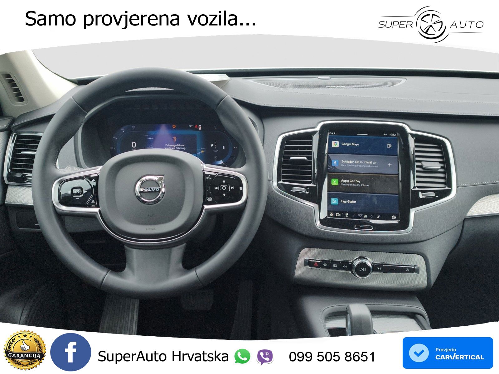 Volvo XC90 2.0 B5 Diesel AWD Automatic ACC+HEAD+4xGR SJED+360+PANO