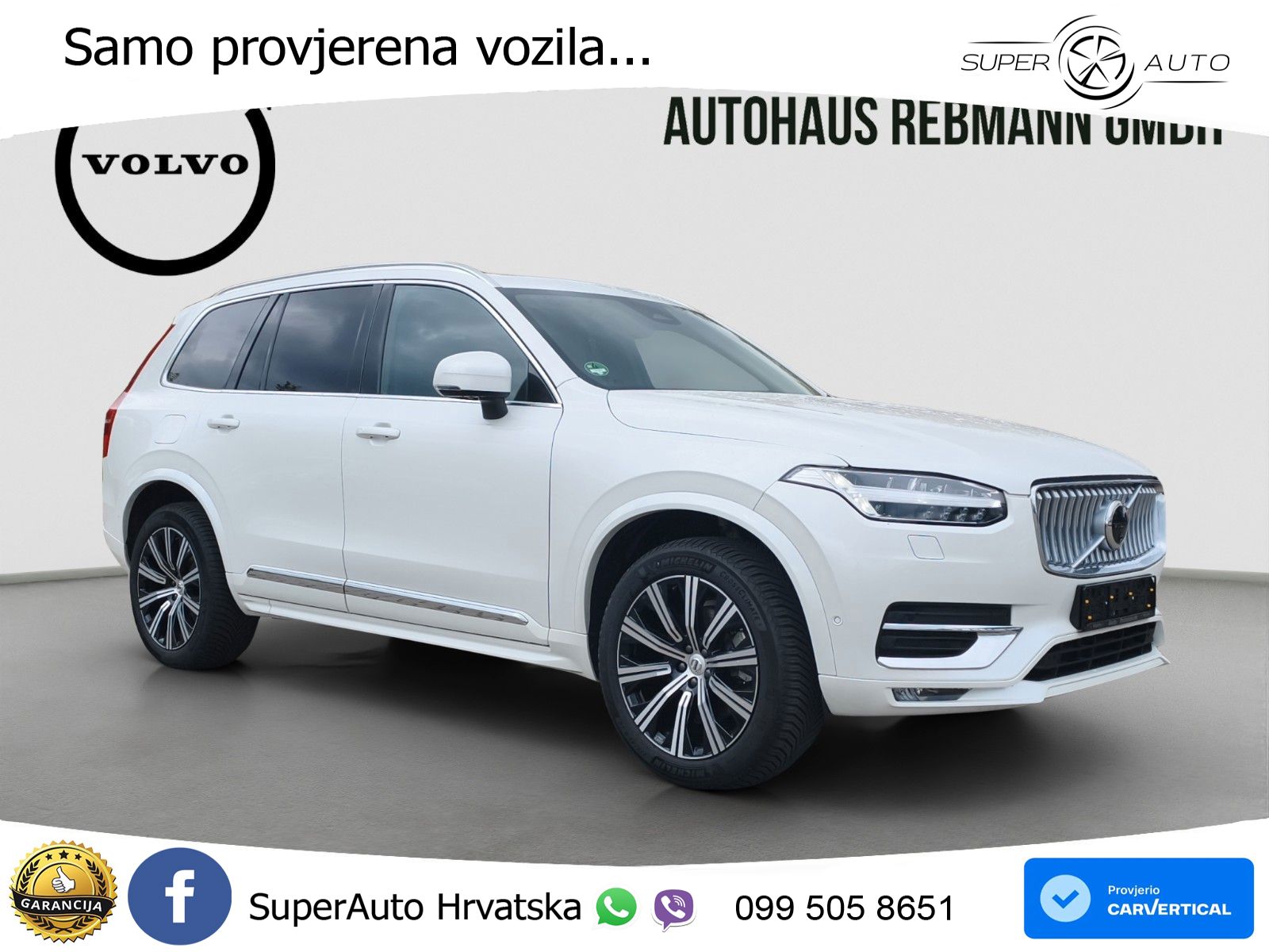 Volvo XC90 2.0 B5 Diesel AWD Automatic ACC+HEAD+4xGR SJED+360+PANO